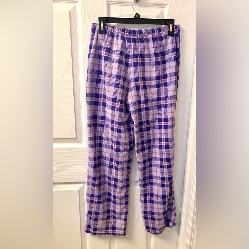Jenni Purple Plaid Pajama Pants - Picture 2 of 3
